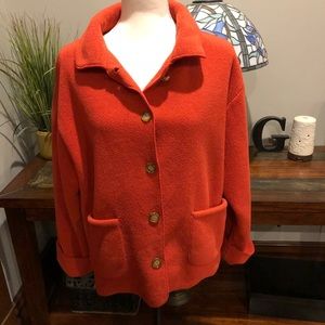 Ready for fall warm Eddie Bauer orange jacket